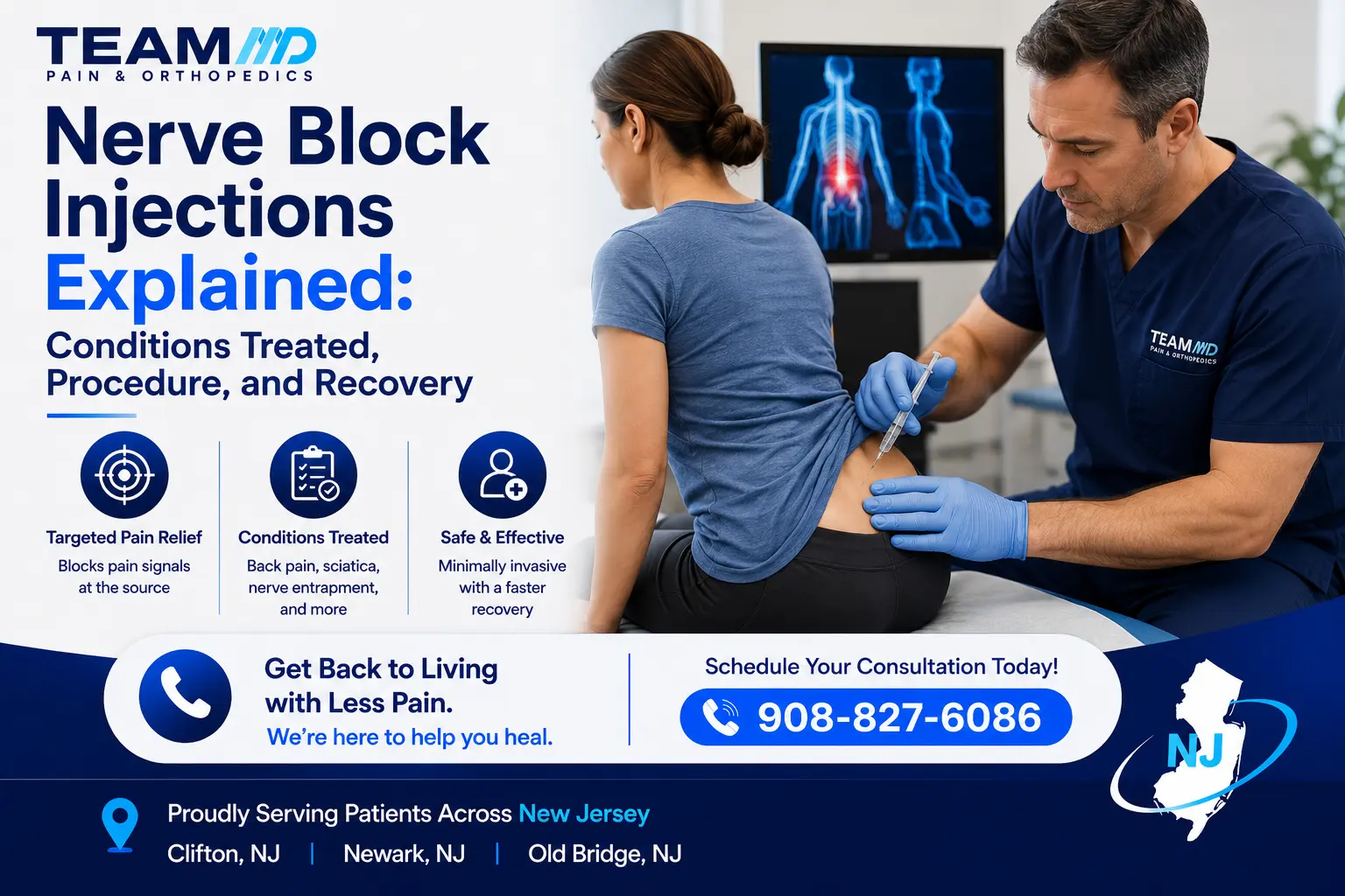 Nerve Block Injections near me, Pain management doctor in NJ,
