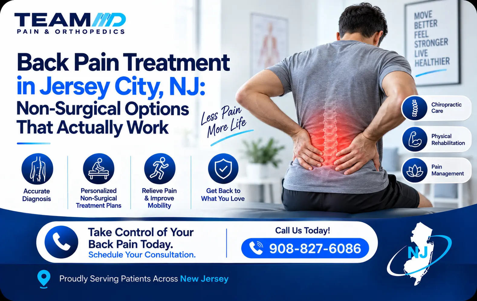 Back Pain Treatment in Jersey City, NJ, Back Pain Treatment near me
